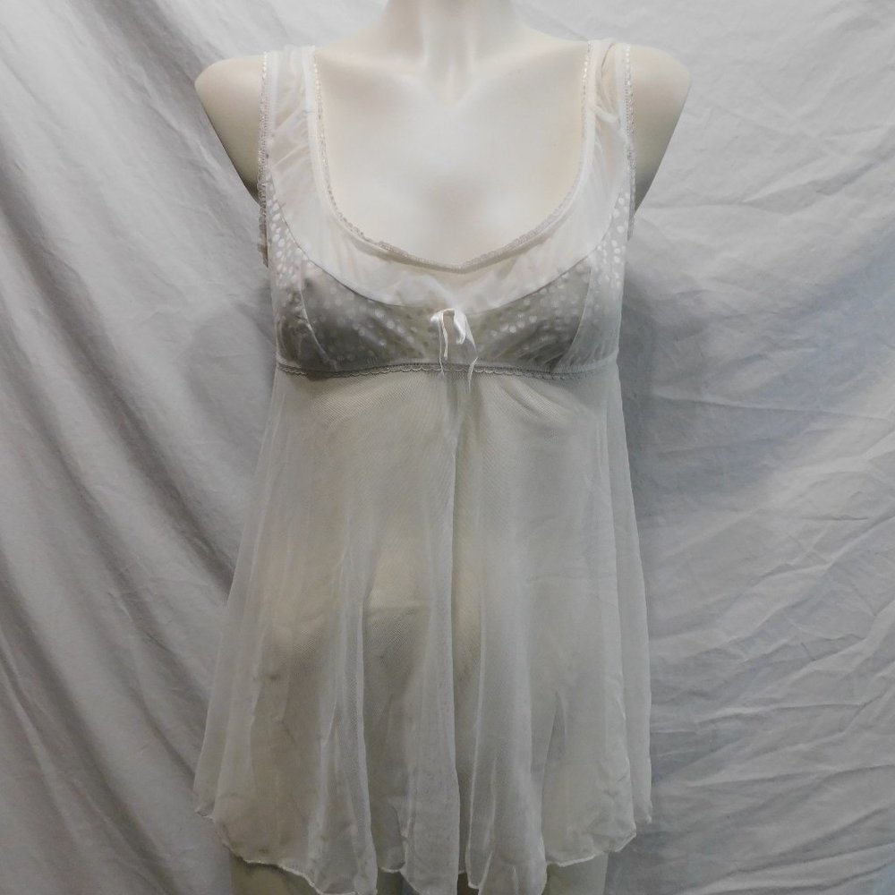 Lucy B Sheer White Babydoll